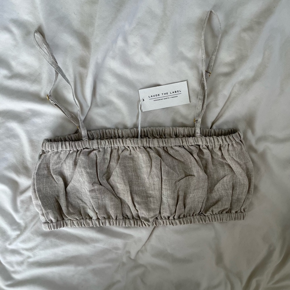 Laude the label bra crop top